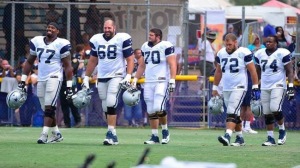 Cowboys offensive line