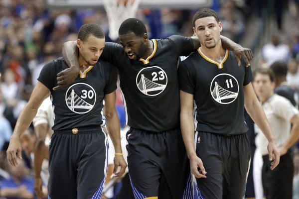 draymond Green steph and klay thompson