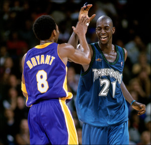 kevin garnett kobe bryant